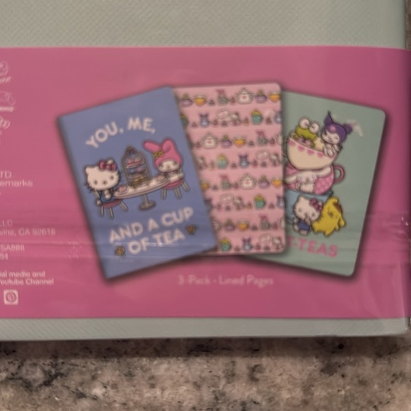 Hello Kitty & Friends 3 Pack Notebooks 80 Pages Each/240 Total New in Package - Picture 4 of 4